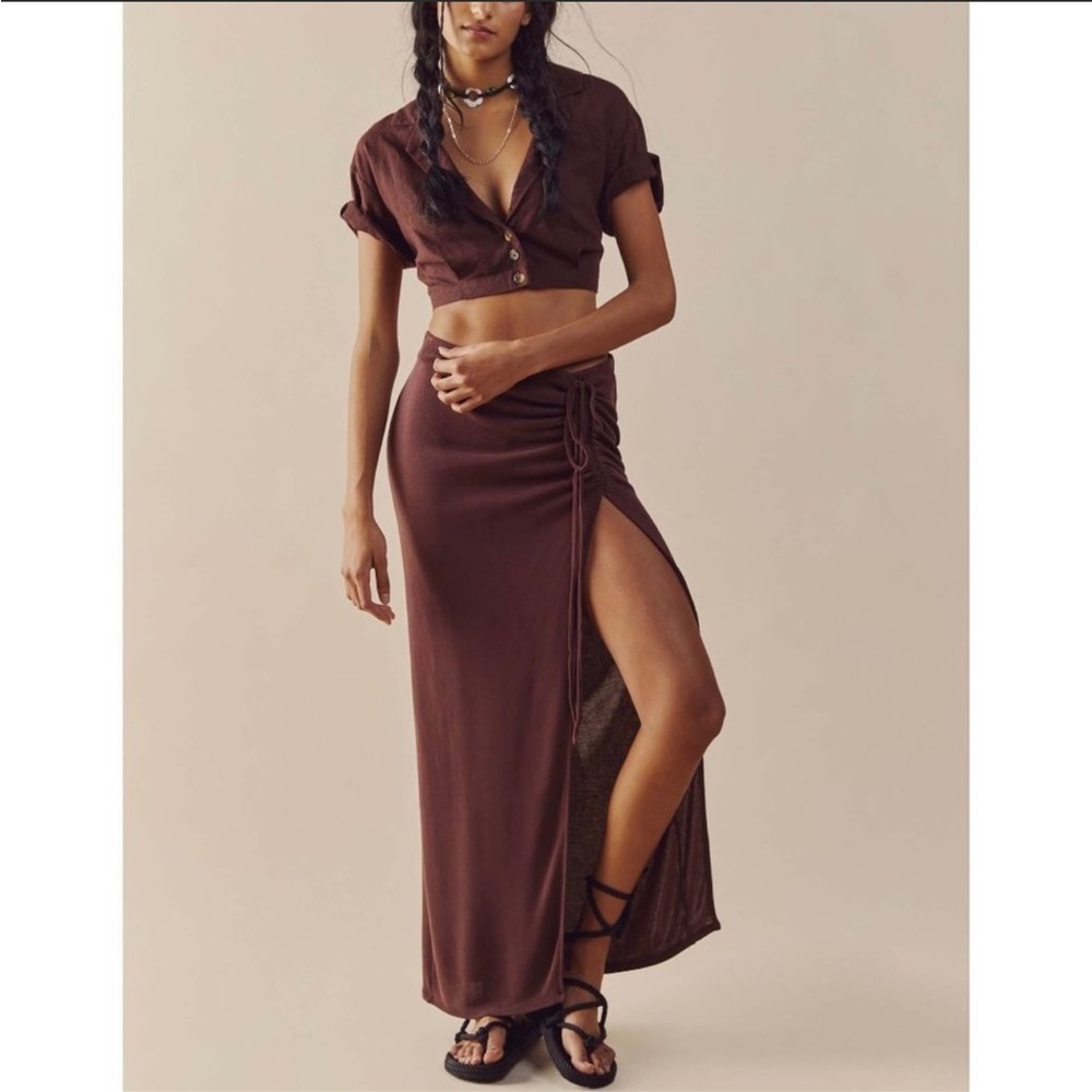 Free People Kabella set in Hot Fudge
